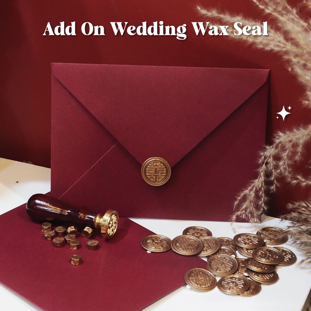 OHJOLLY 1Pcs A5 Envelope Wedding Card 250gsm Red Envelope A5 Wedding Envelope Sampul Kad Kahwin Envelope 信封 喜帖信封 红色信封 9