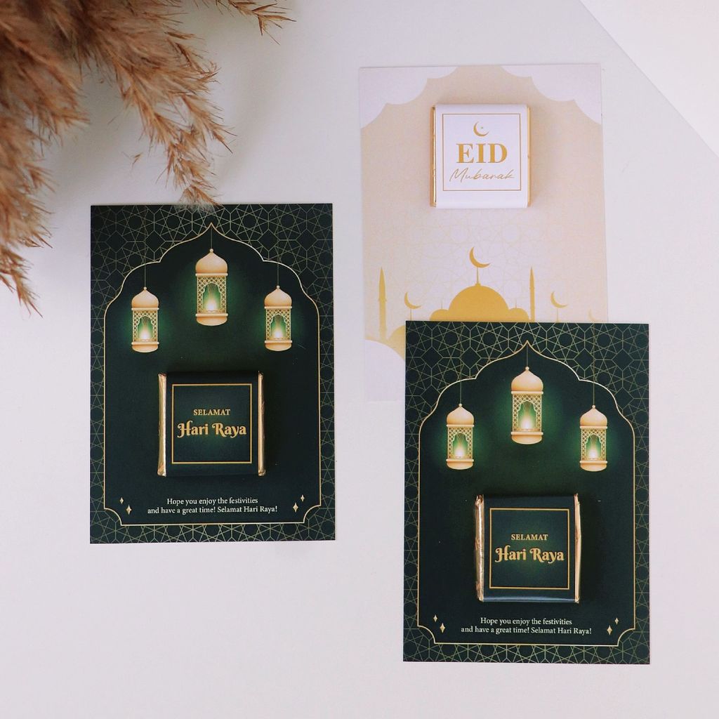OHJOLLY 1Pcs Raya Gift Set Raya Berlys Chocolate Doorgift Hadiah Raya Hari Raya Coklat Bar Beryls Hadiah Hari Raya 3