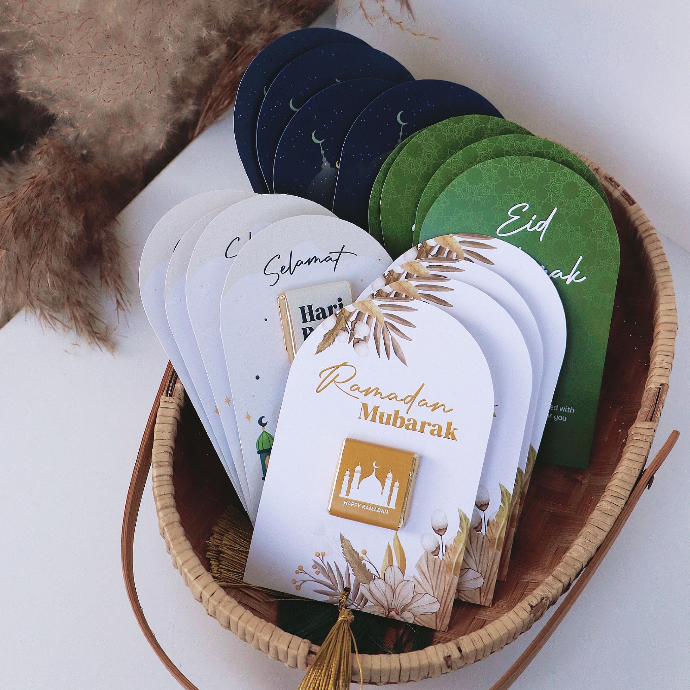 OHJOLLY 1Pcs Raya Gift Set Raya Berlys Chocolate Doorgift Ramadhan Gift Hari Raya Coklat Bar Beryls Hadiah Hari Raya 8