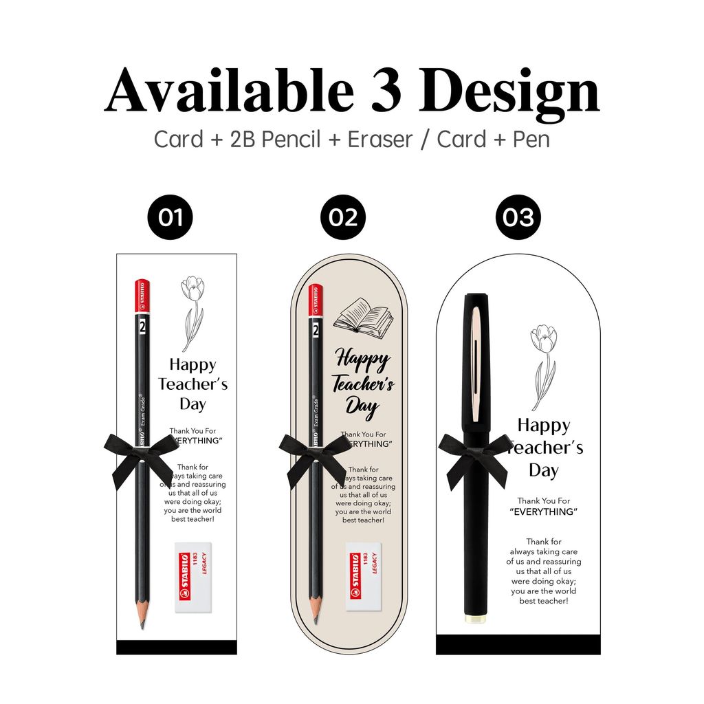 OHJOLLY 1Pcs Stationary Gift Set For Teachers Day Gift Set Pencil Gift Set For Teacher Day Gift Stationary Set 4