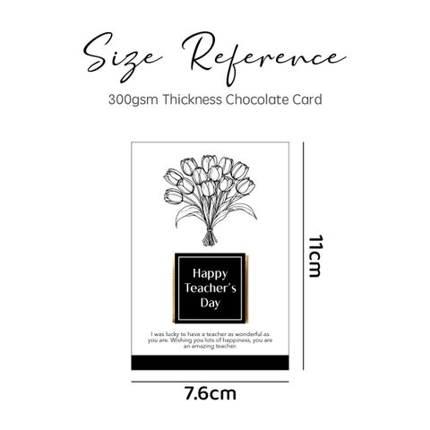 OHJOLLY 1Pcs Coklat Hari Guru Teacher Day Chocolate Gift Set Berlys Chocolate Doorgift Happy Teacher Day Gift Set 2