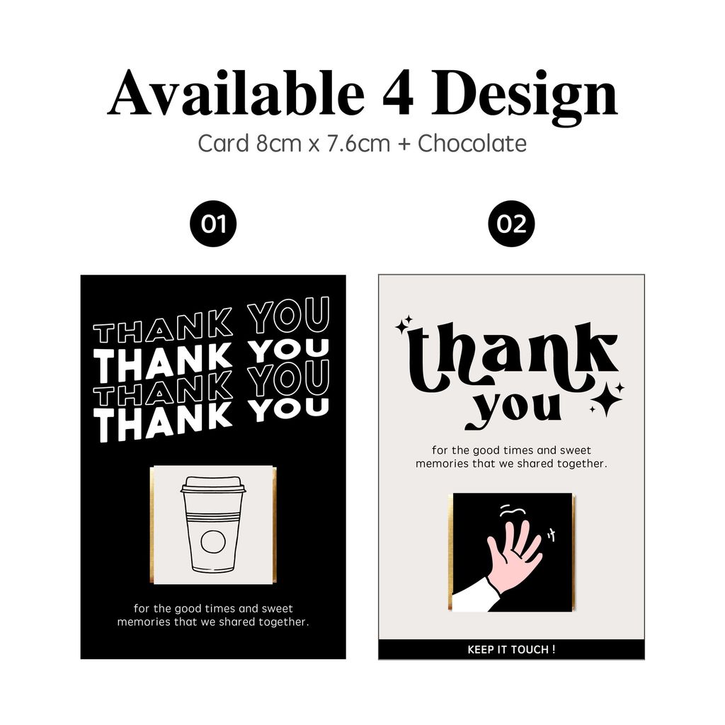 OHJOLLY 1Pcs Farewell Chocolate Gift Set Gift Farewell Gift For Colleague In Bulk Beryls Chocolate Gift Coklat Beryls 4