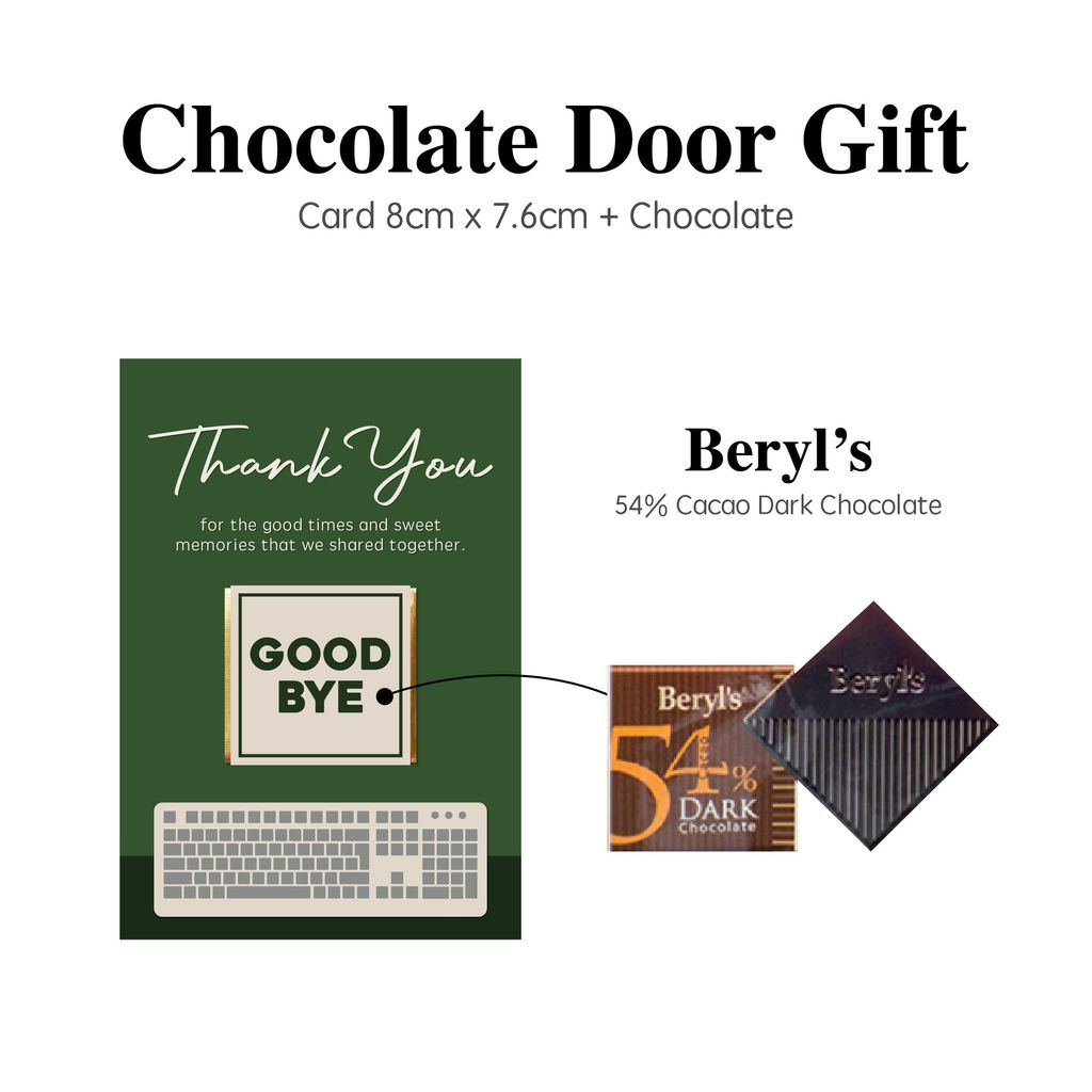 OHJOLLY 1Pcs Farewell Chocolate Gift Set Gift Farewell Gift For Colleague In Bulk Beryls Chocolate Gift Coklat Beryls 7