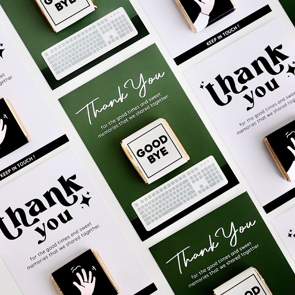 OHJOLLY 1Pcs Farewell Chocolate Gift Set Gift Farewell Gift For Colleague In Bulk Beryls Chocolate Gift Coklat Beryls 3