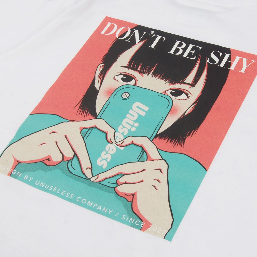 害羞女孩-白5
