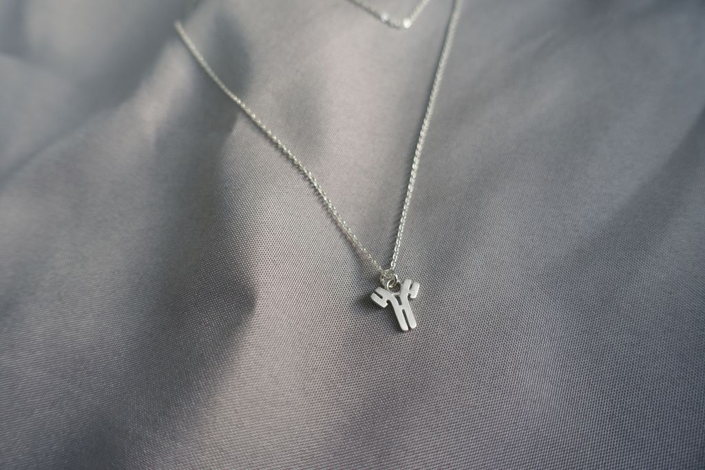 抗體純銀項鍊 拷貝