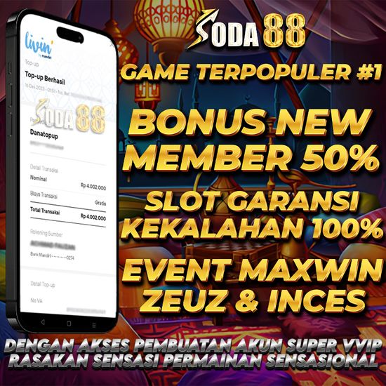 SODA88 SITUS SLOT GACOR PARAH SITUS SLOT ONLINE TERBAIK DAN TERPERCAYA  | Soda88gacorparah