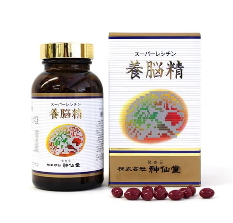 神仙堂 養腦精 卵磷脂配方 300粒入[平行進口] Shinsendo YOHNOHSEI Lecithin Formula 300 Capsules [Parallel Import]