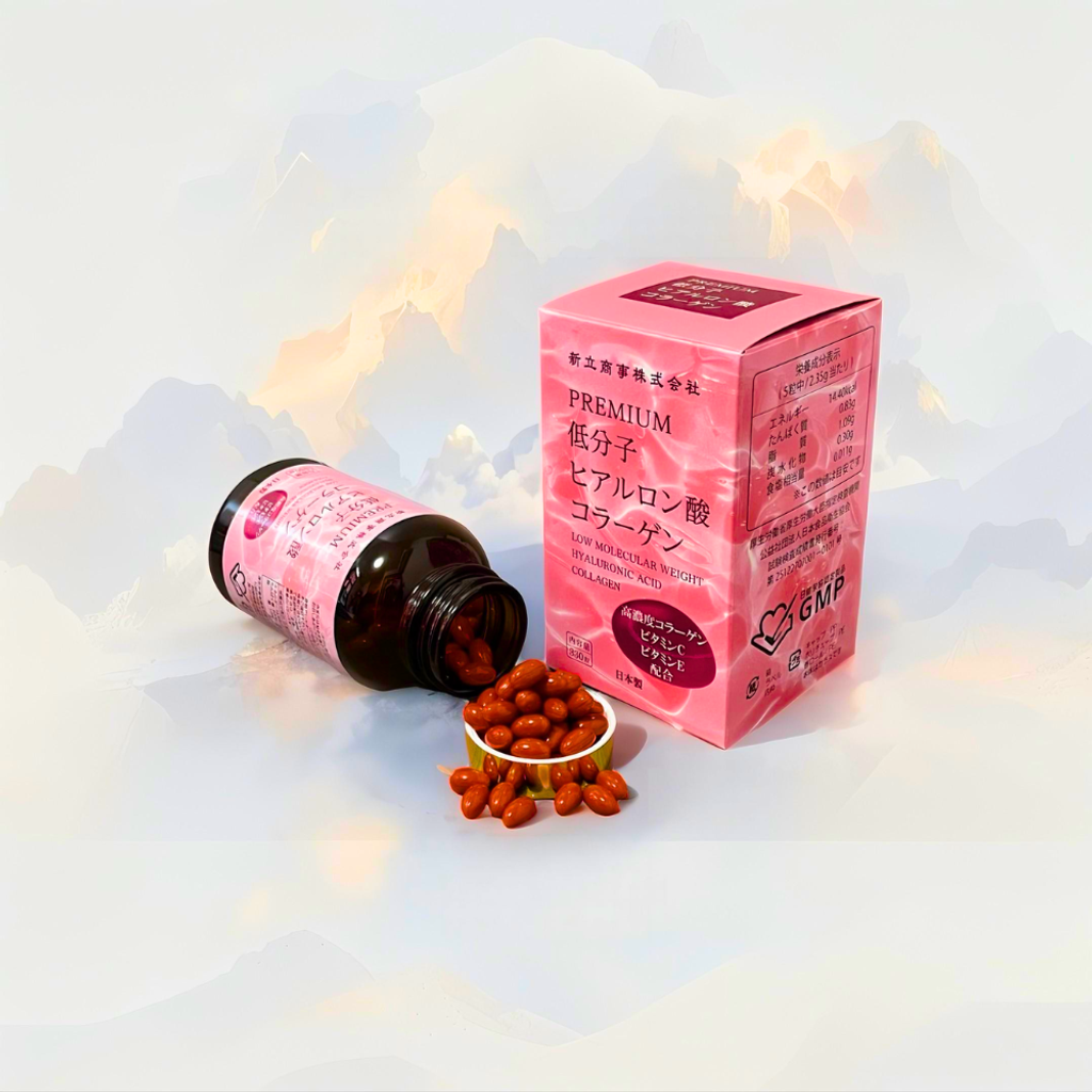 新立商事 高濃度低分子玻尿酸膠原蛋白膠囊 330粒入 [平行進口] Shinritsu Shoji – Premium High-Density Low Molecular Hyaluronic Acid Collagen Capsules – 330 Tablets (3)