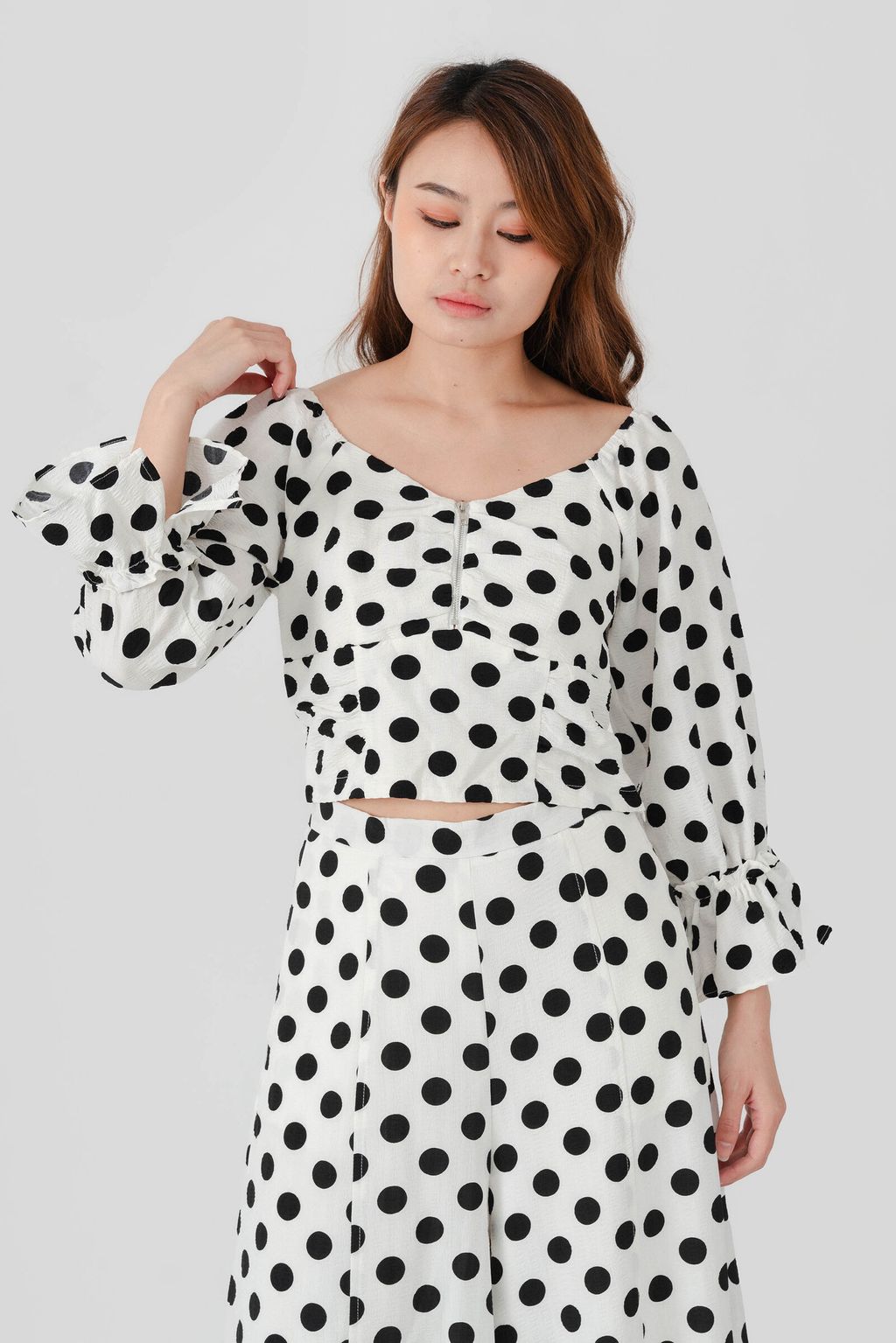 Omar Polka Dot Blouse10