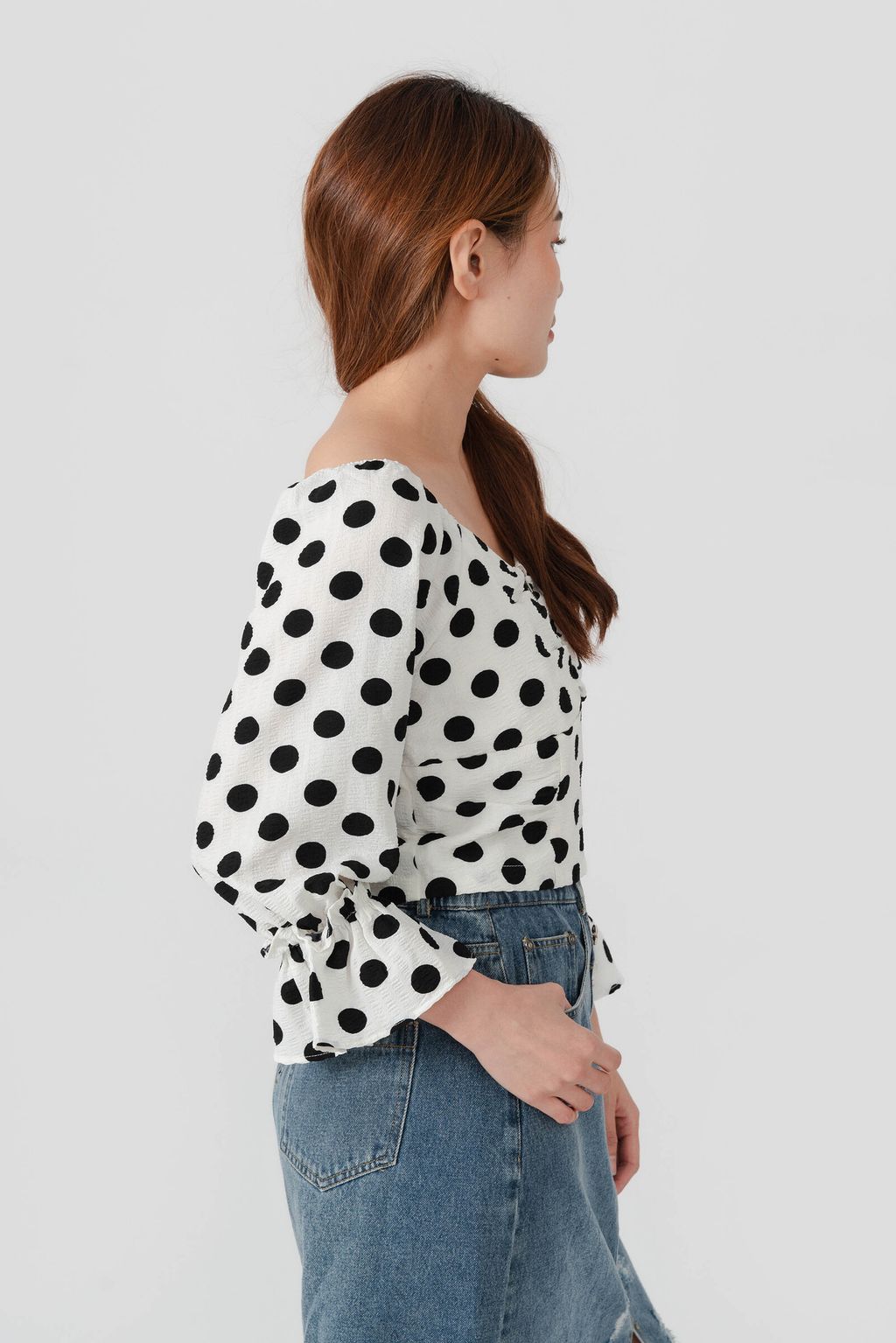 Omar Polka Dot Blouse3