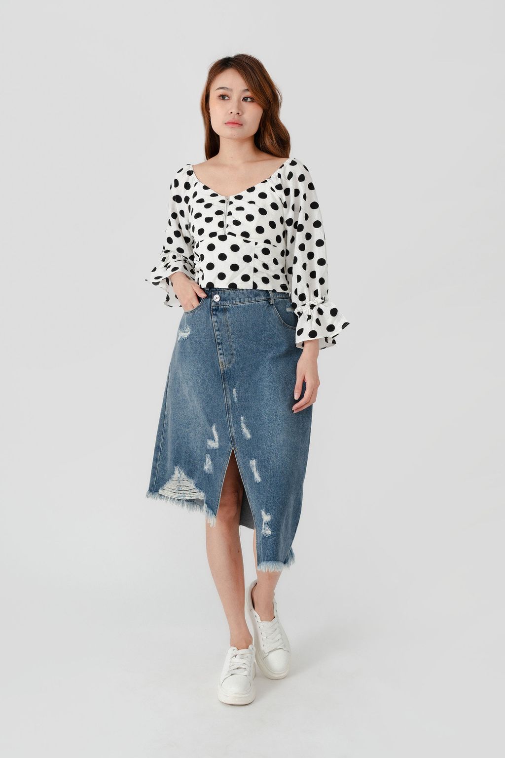Omar Polka Dot Blouse1