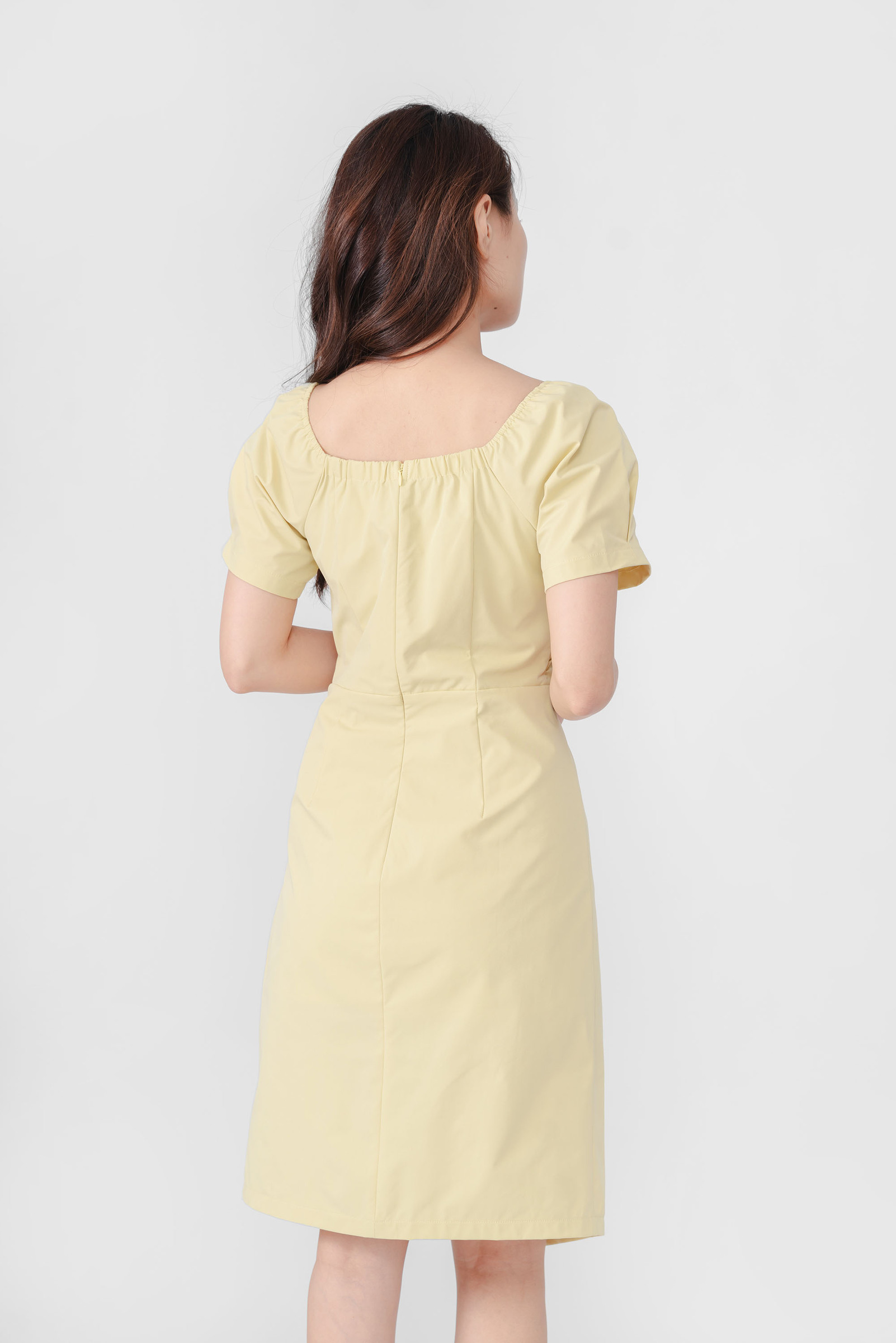 Kara Asymmetrical Midi Dress8