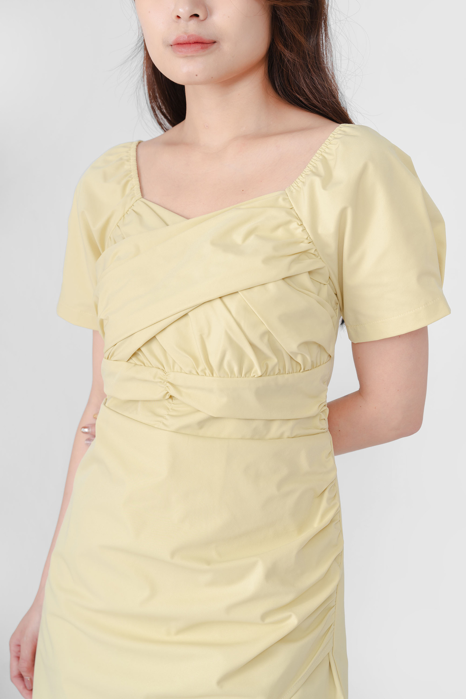 Kara Asymmetrical Midi Dress5