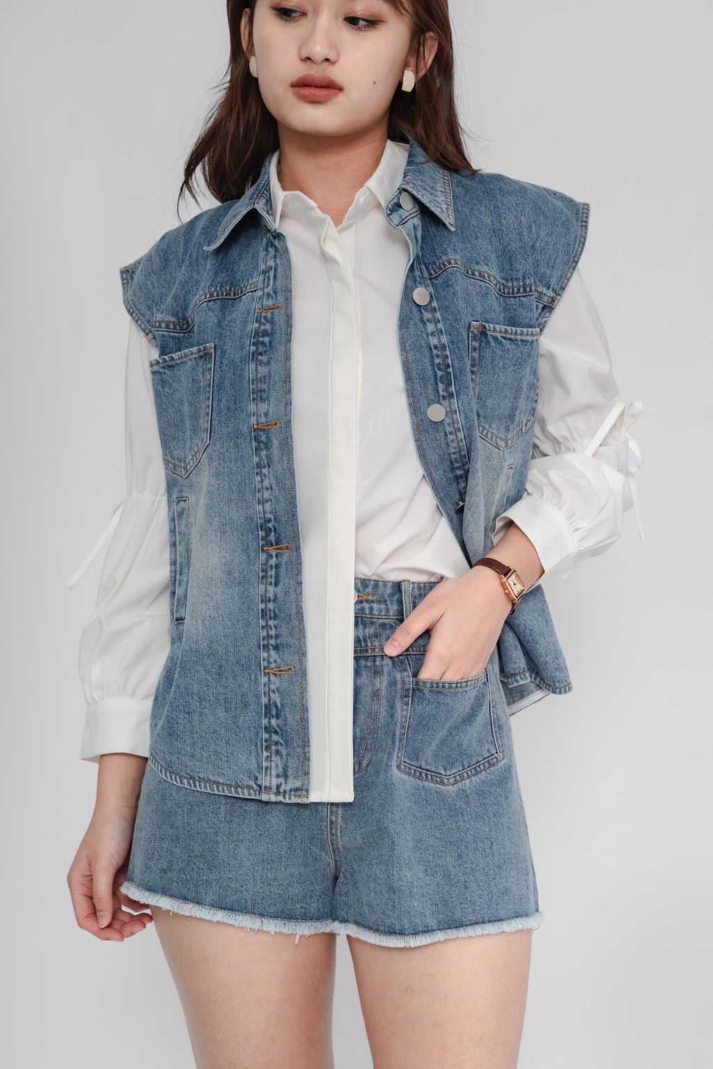 Maureen Denim Vest3