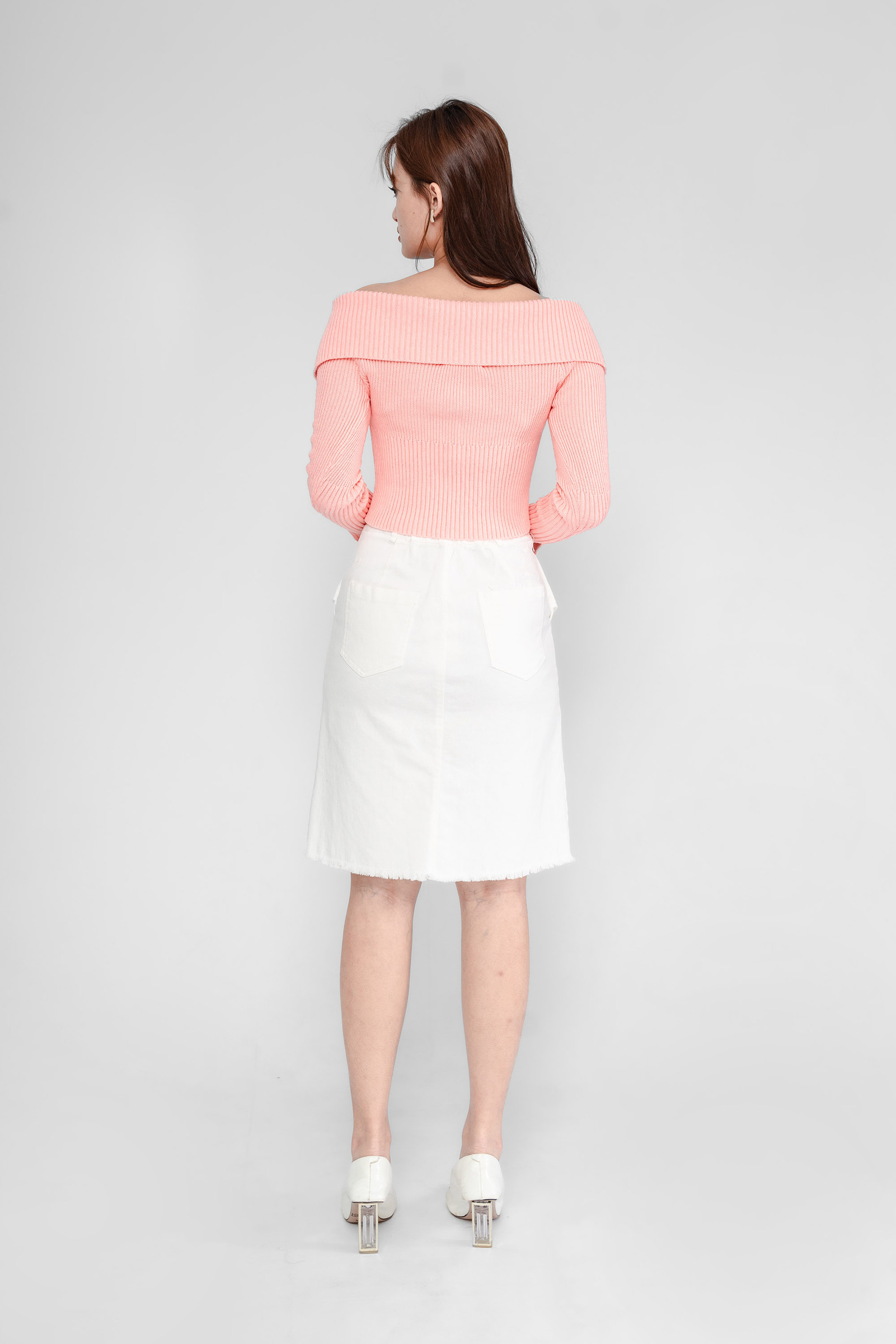 Renata Twill Midi Skirt9