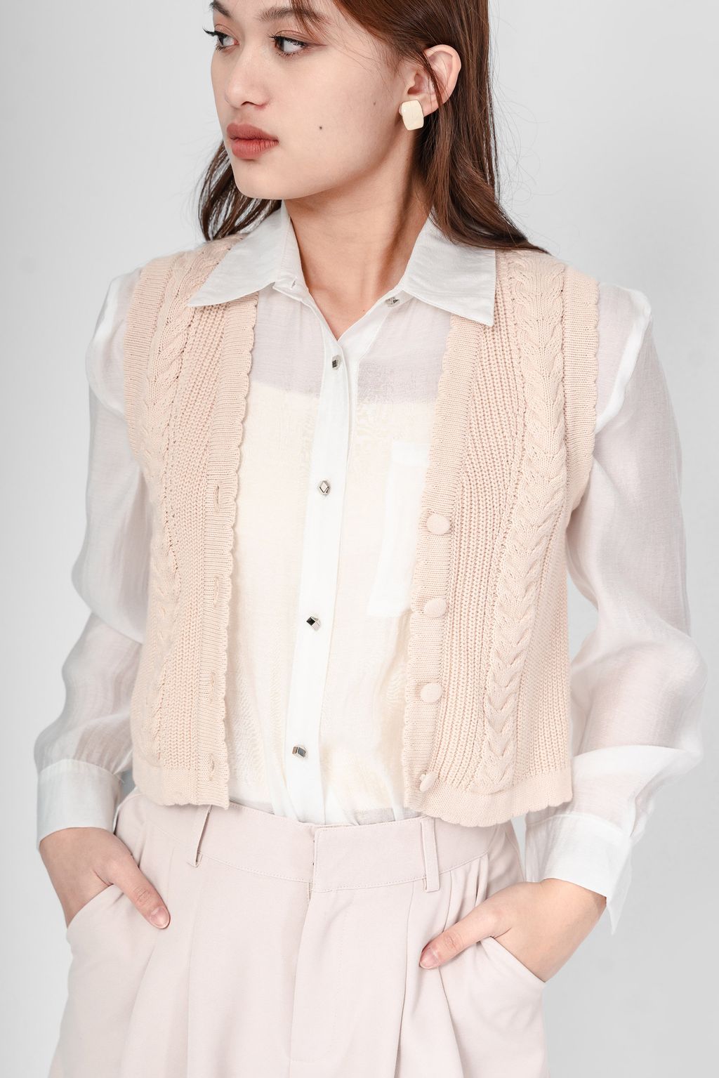 Riva Sheer Organza Shirt13