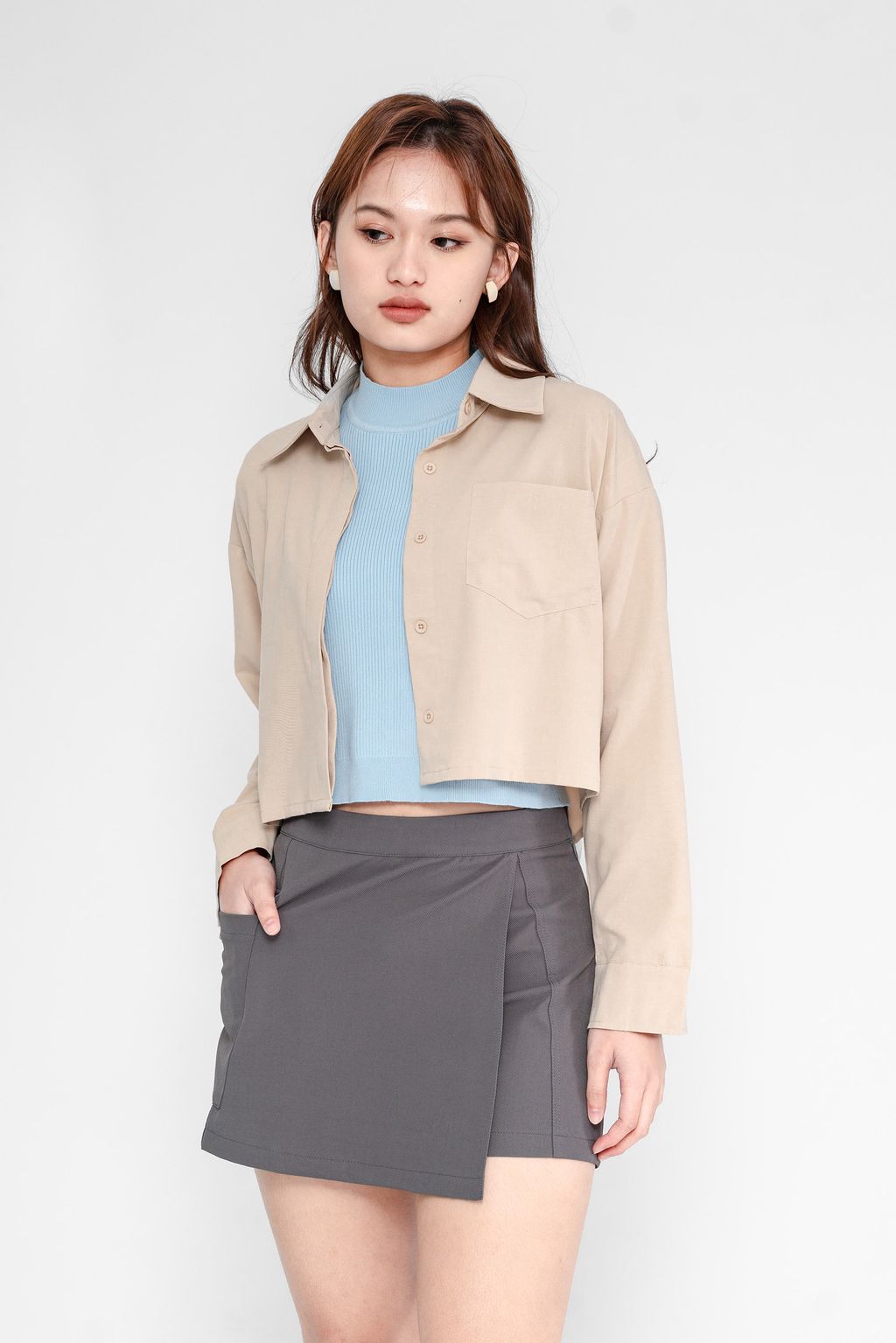 Frances Cropped Shirt8