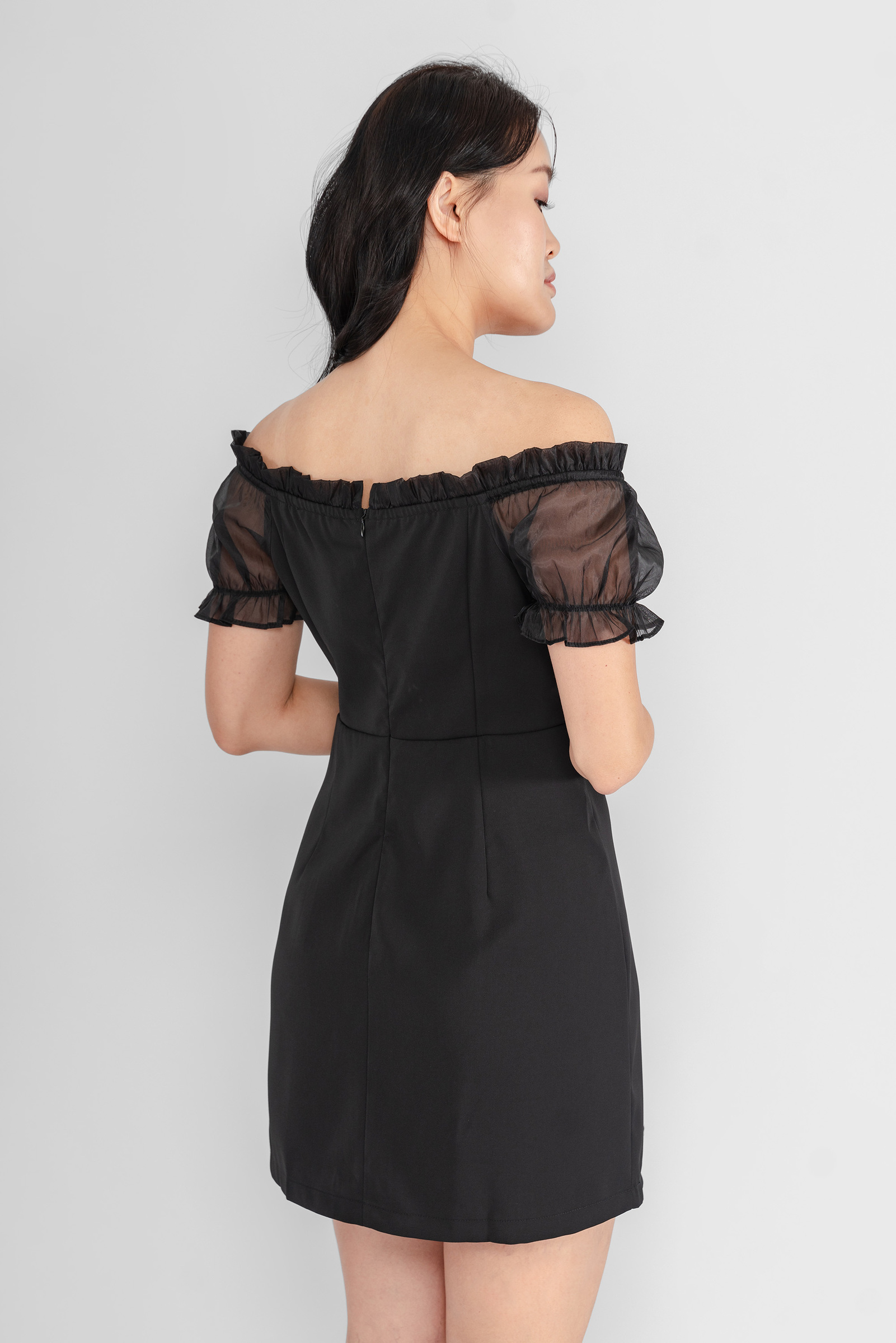 Tina Puff Sleeve Mini Dress9