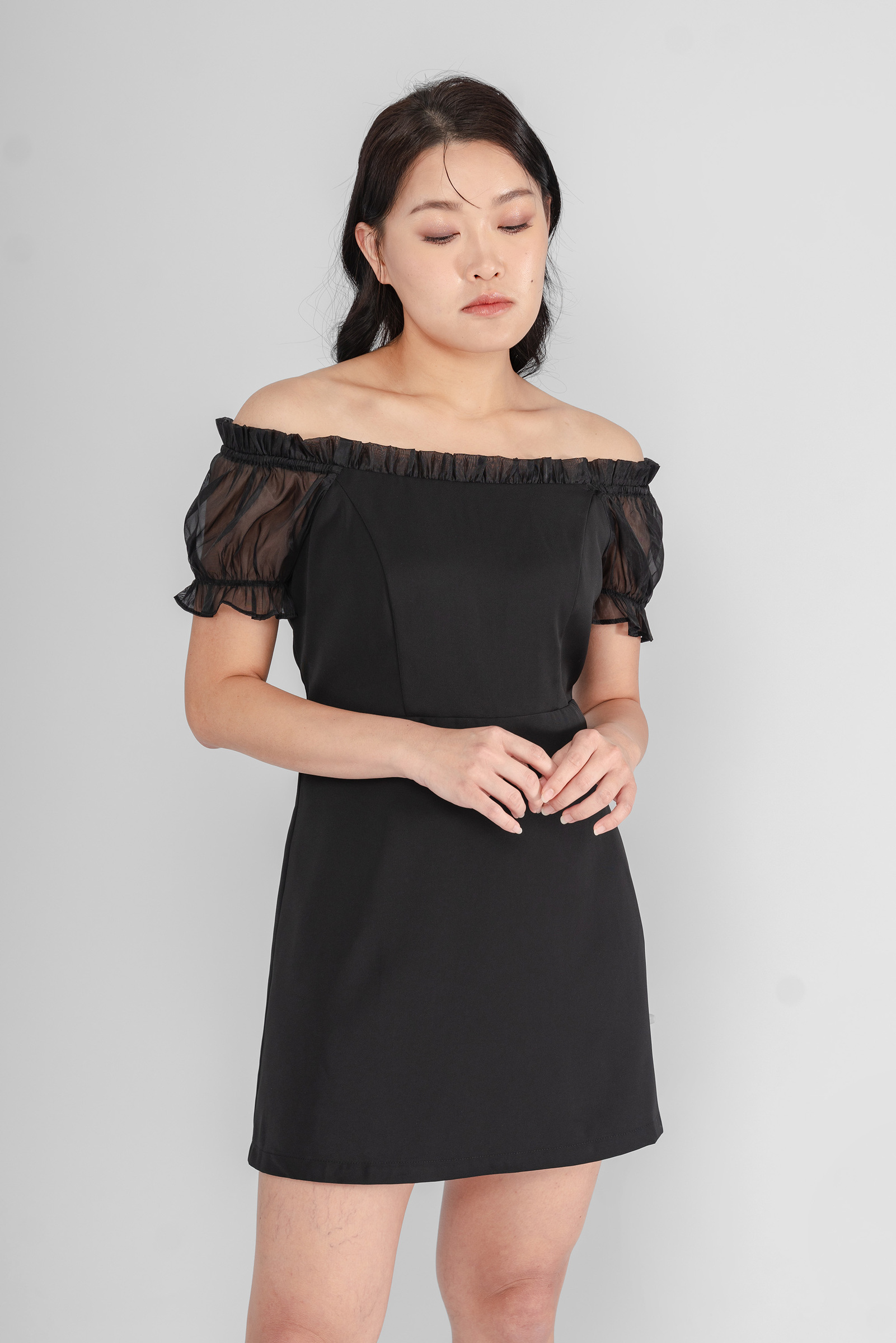 Tina Puff Sleeve Mini Dress4