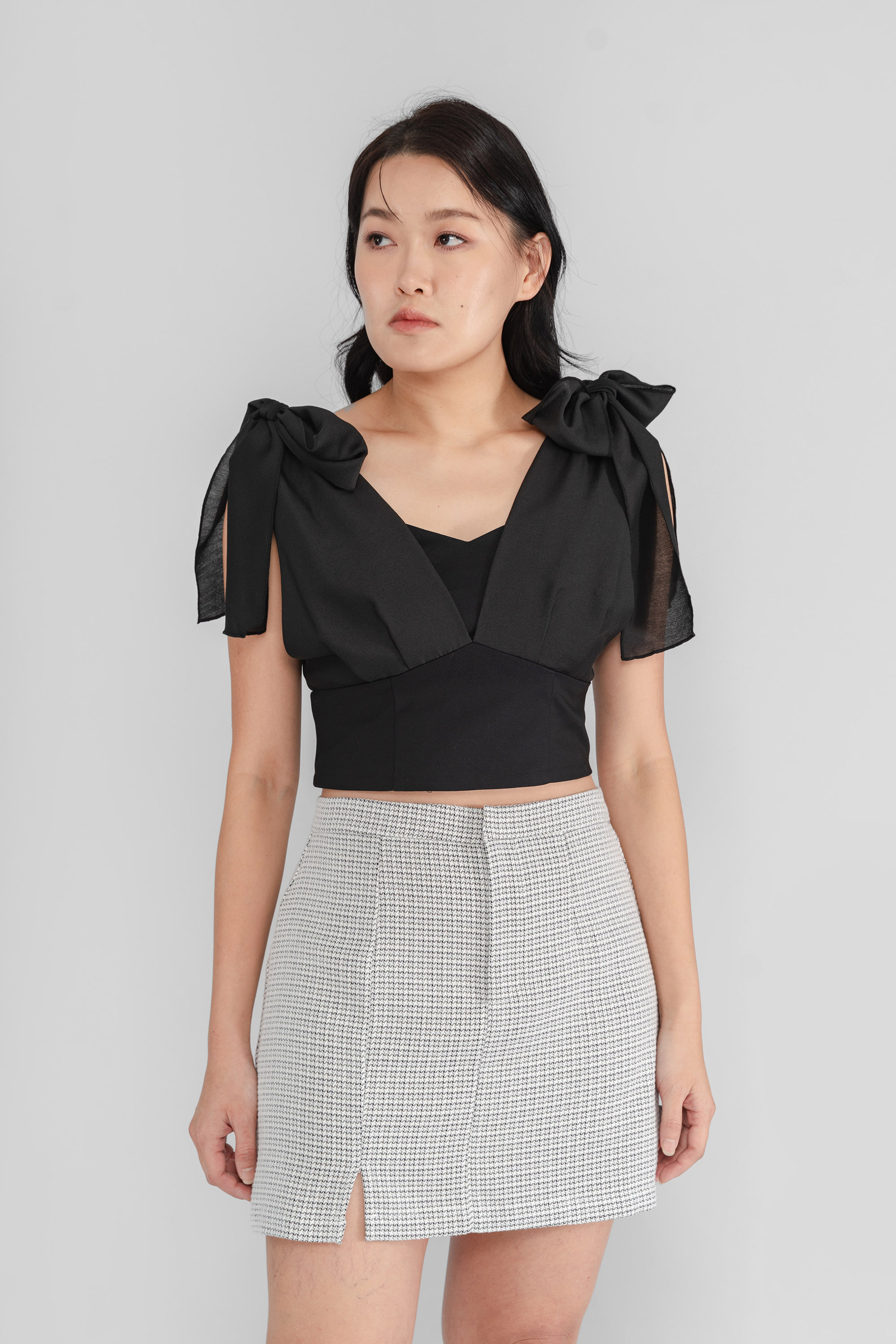 Muriel Plaid Skirt2