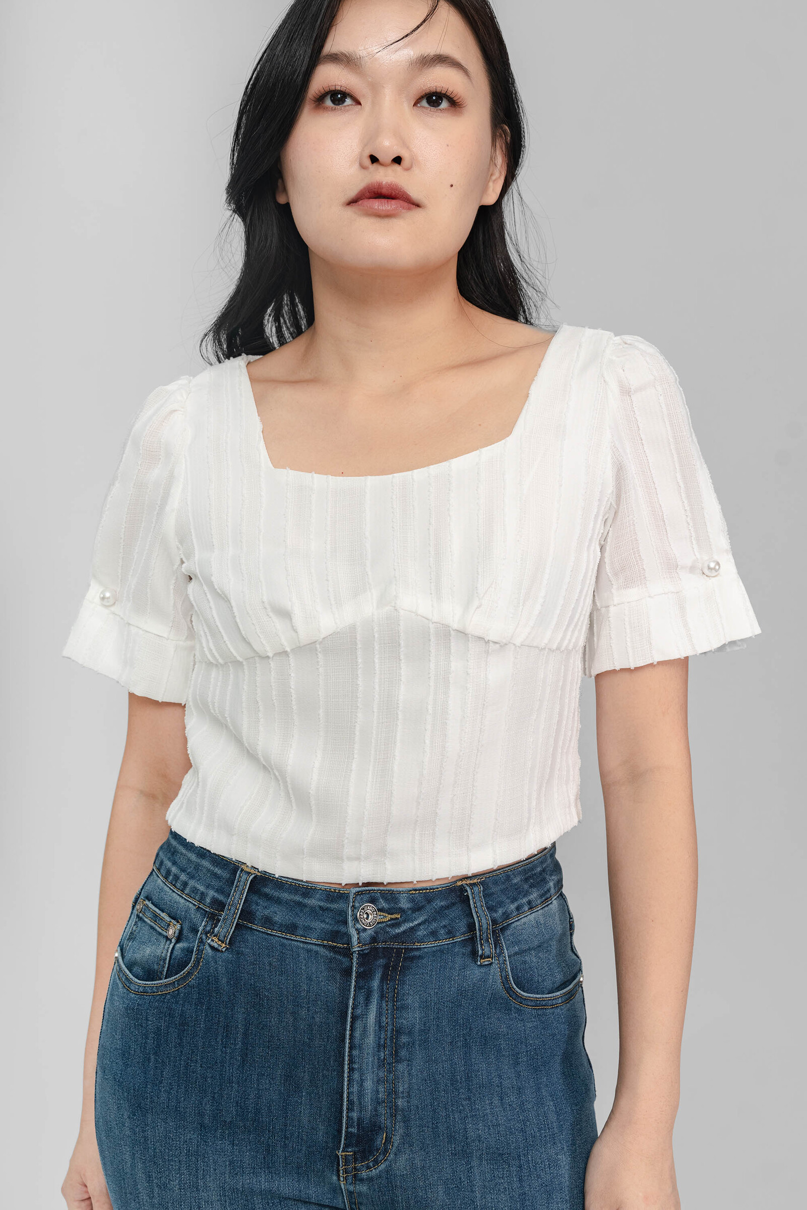 Sarye Cotton Jacquard Blouse3