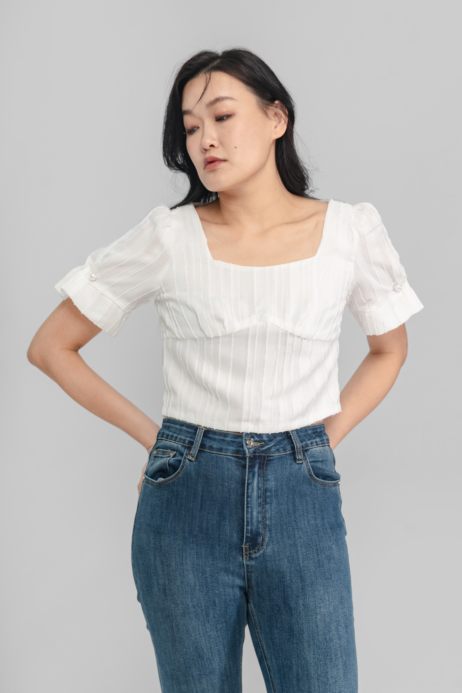 Sarye Cotton Jacquard Blouse1