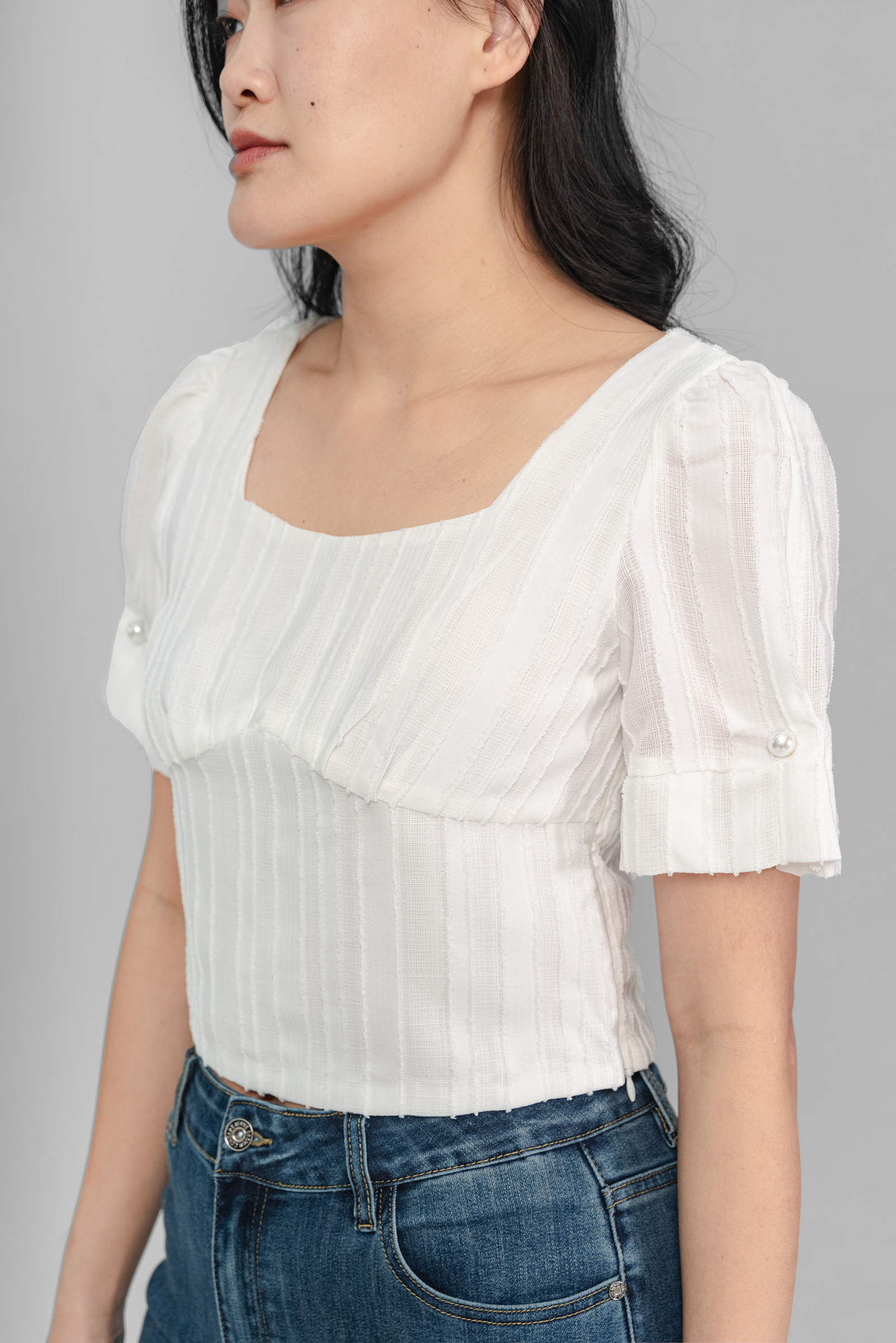 Sarye Cotton Jacquard Blouse4