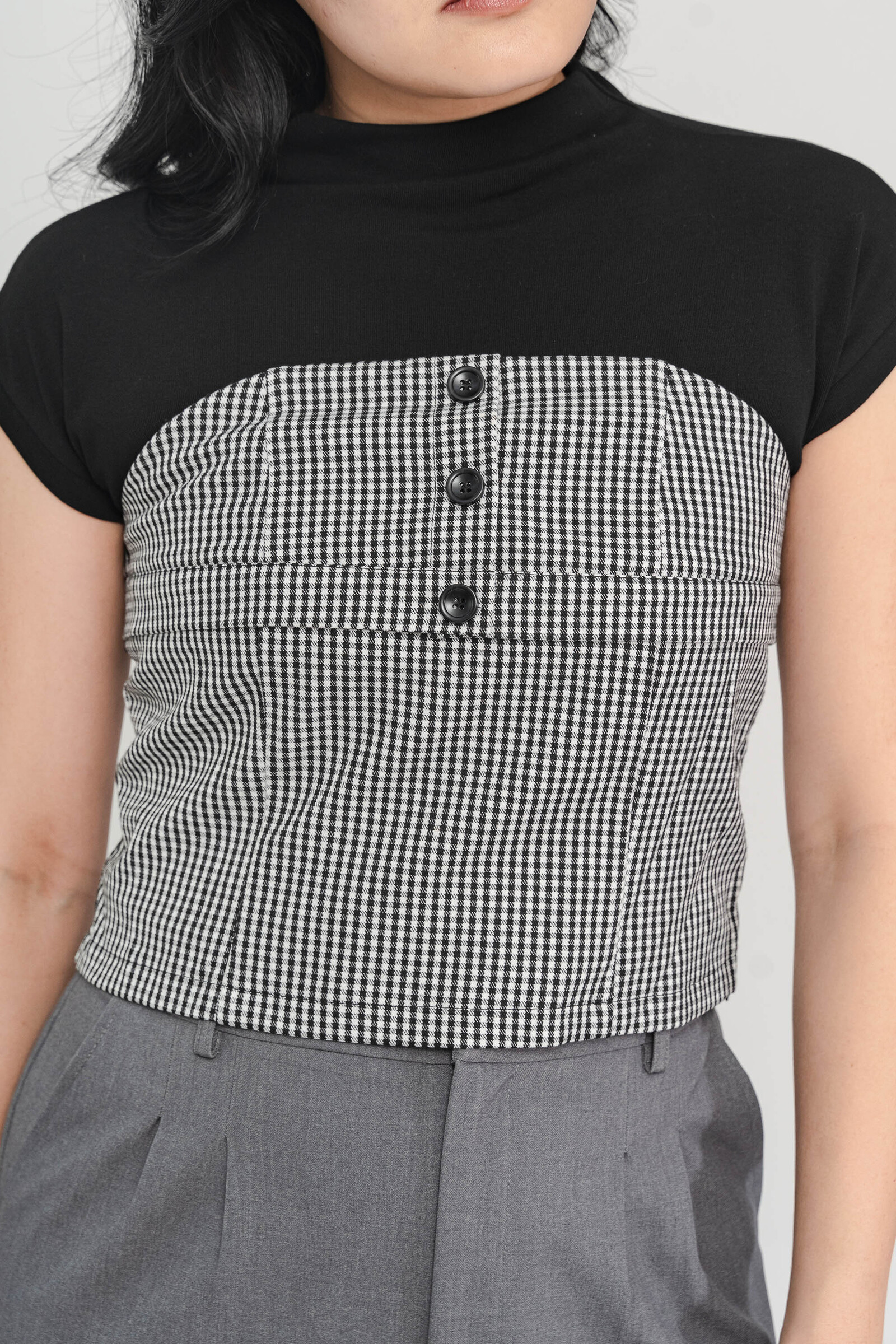 Prisha Plaid Bandeau4