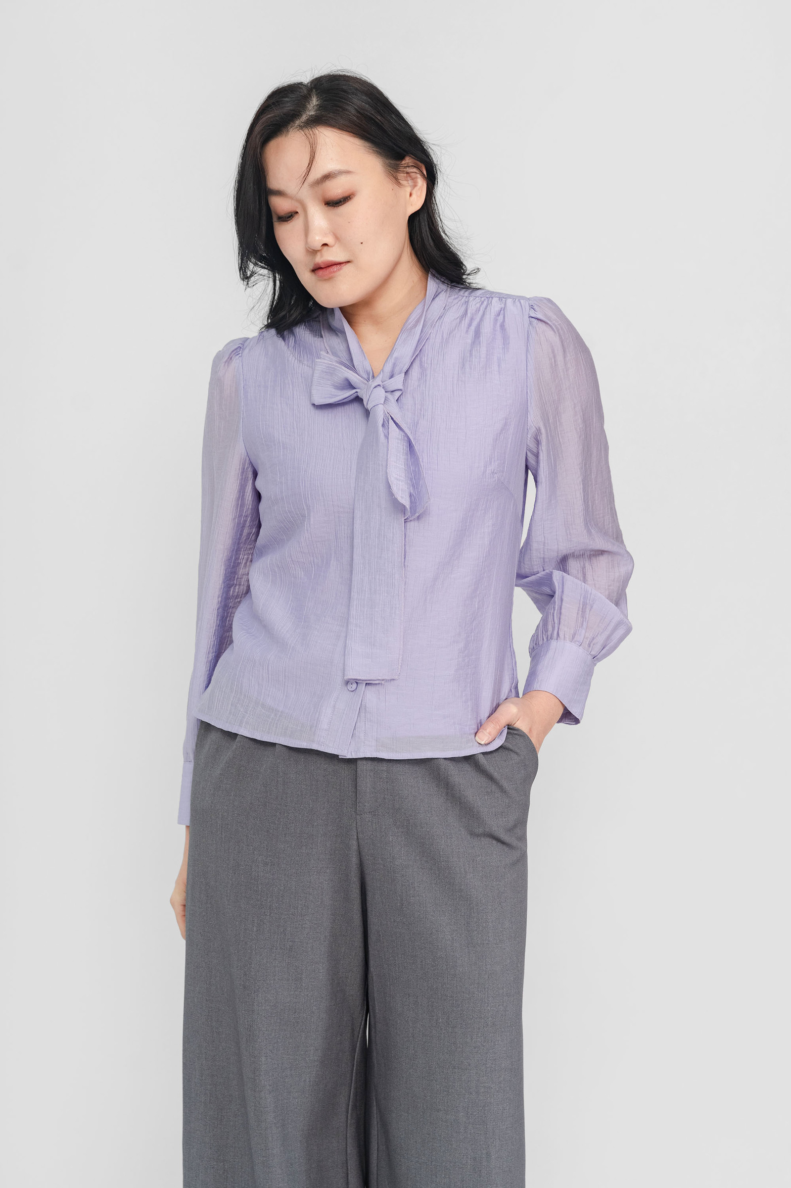 Lara Organza Long Sleeve Blouse2