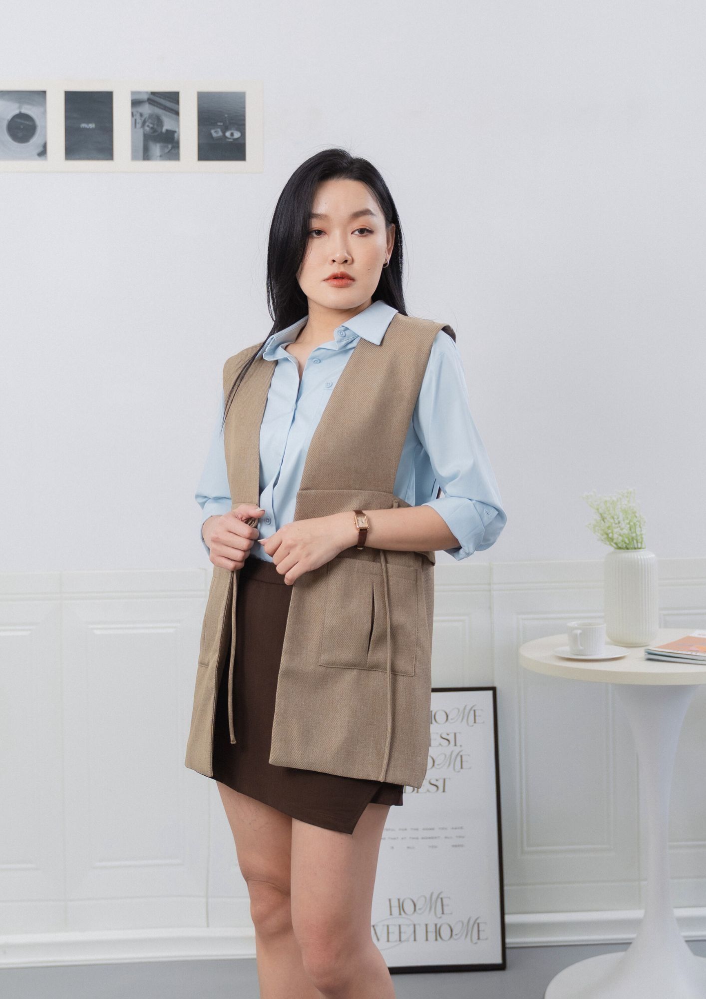 Model lnformation_ Bust 34” Waist 29.5” Hips 39.5” Height 168cm Weight 63kg Wearing size_ M size (3)