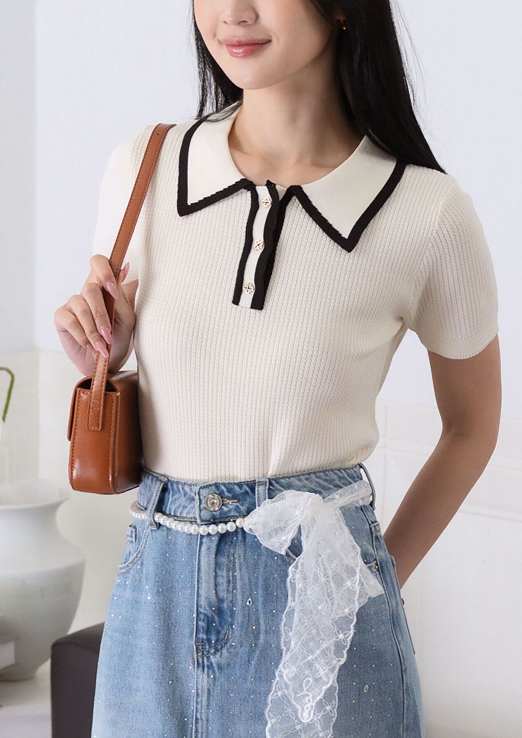Quinn Ribbed Knit Top ZBP5198 – Musii