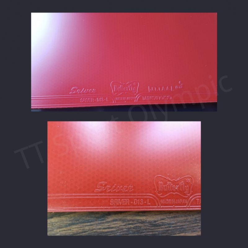 Butterfly Sriver Table Tennis Rubber Speed Spin Control TT Sport