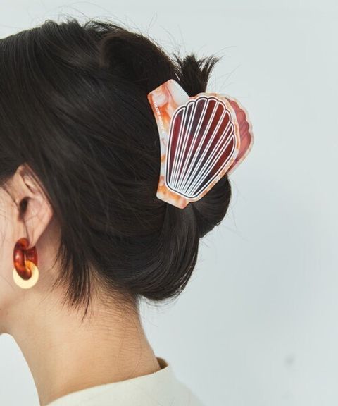 TP HAIR CLIP_貝殼_dark_1