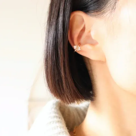 赫基默鑽石耳骨夾-1