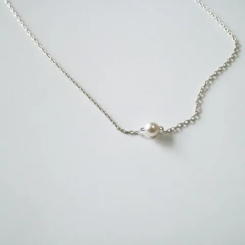 單顆珍珠項鍊