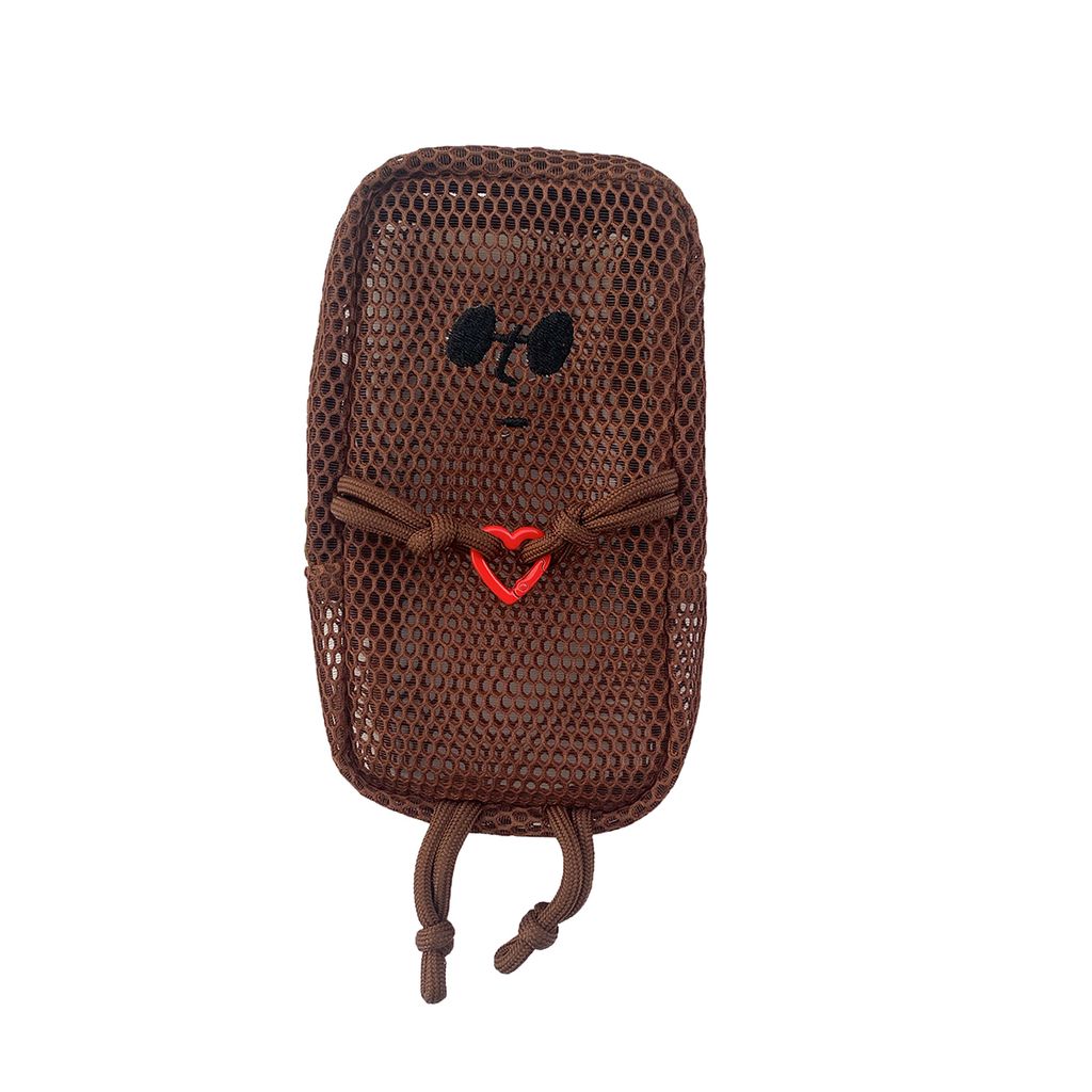 MESH BUDDY BAG _ DK BROWN