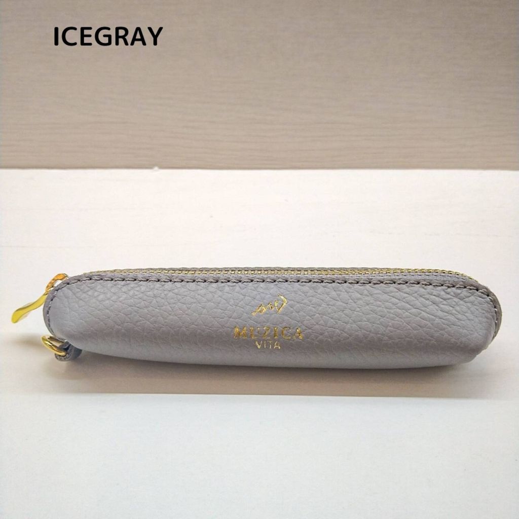義大利牛皮10公分超薄零錢包_灰色