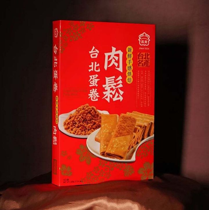 肉鬆台北蛋捲禮盒
