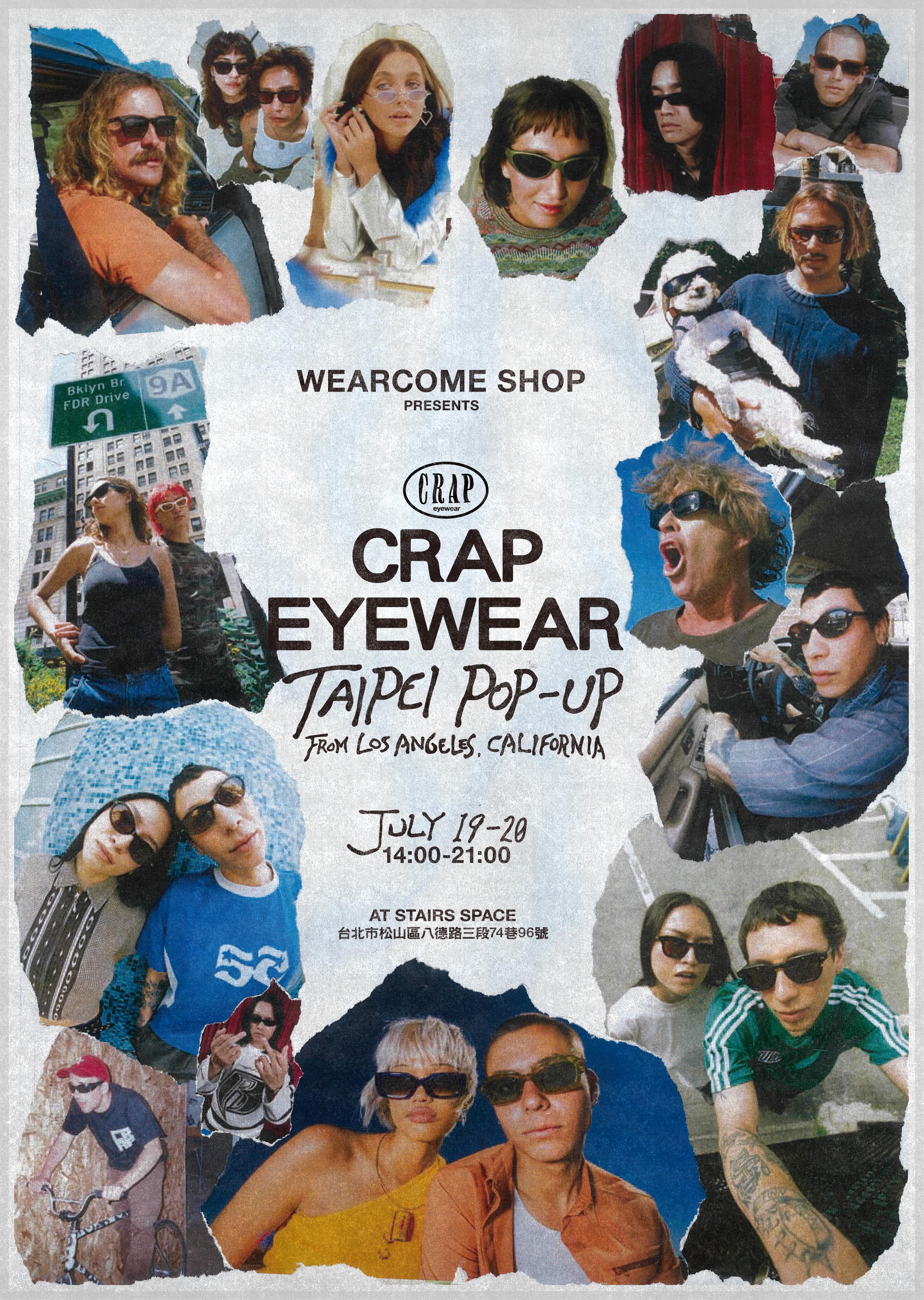 Taylor Swift 同款墨鏡品牌 Crap Eyewear 首度來台！台北 Stairs Space 限時快閃兩日登場