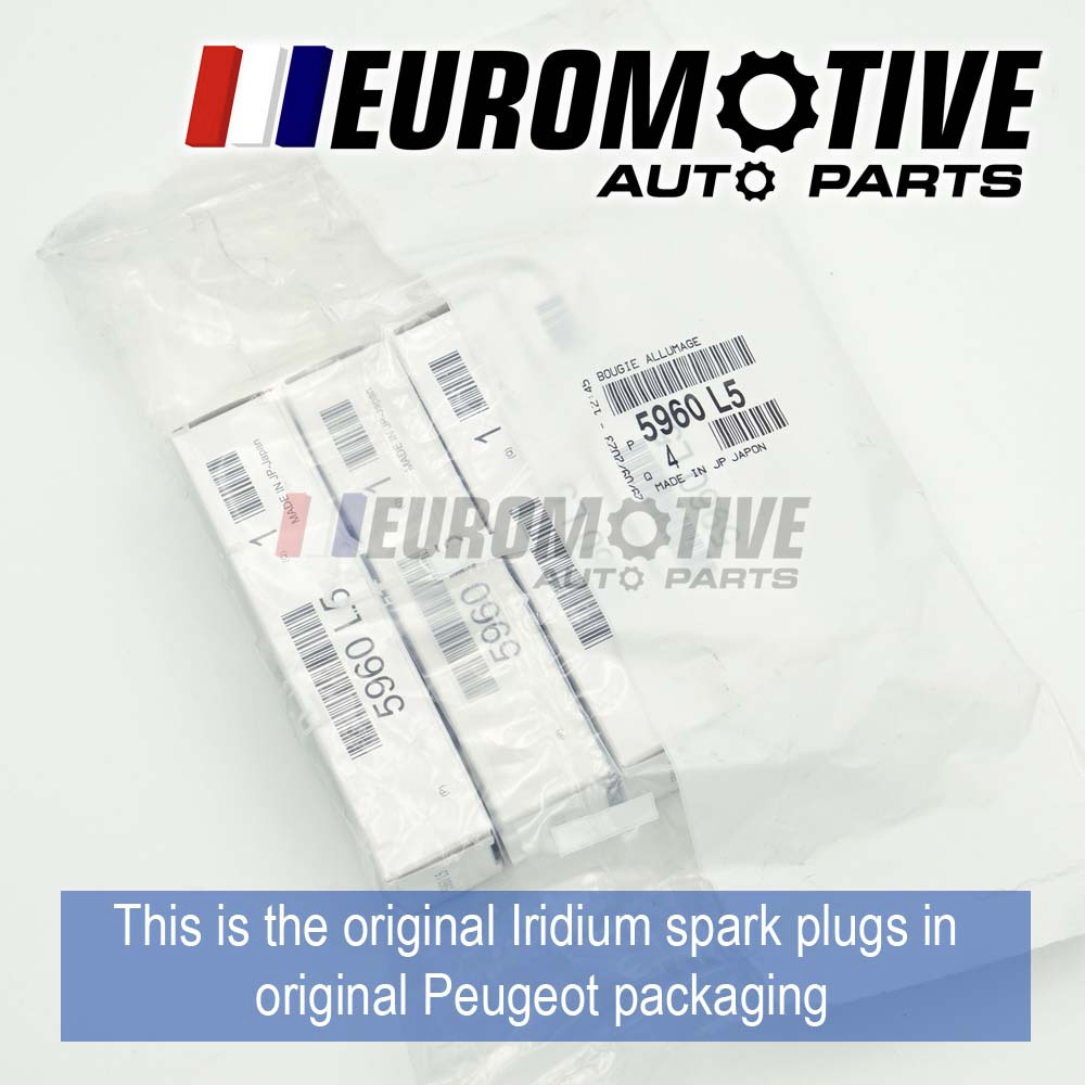Original Iridium Spark Plugs (1.6) Peugeot 208 2008 308 3008 408 508 ...