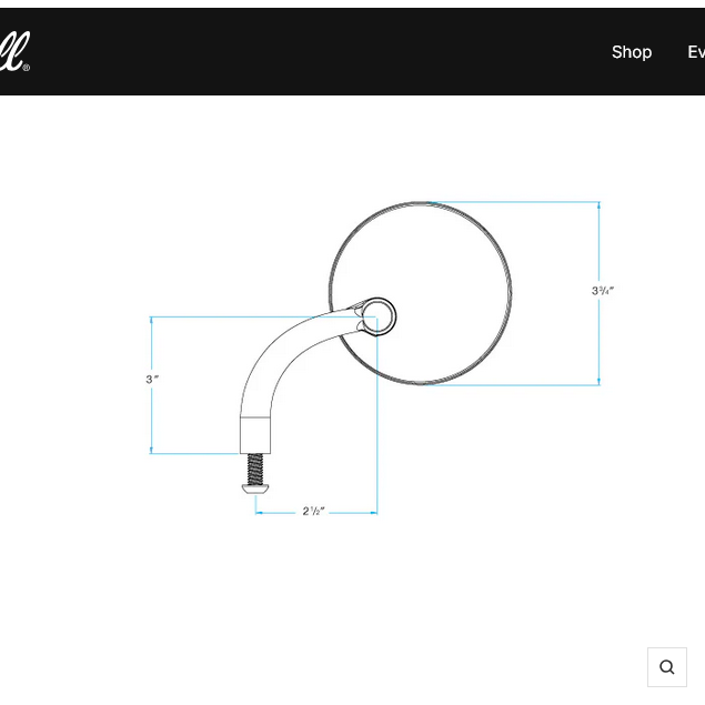 Screenshot 2026-04-06 at 20-01-13 Utility Mirror Round Short Arm CE Perch Mount - Black