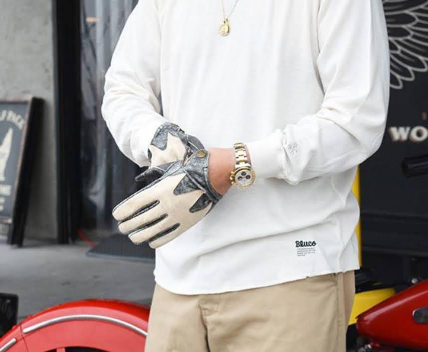 Screenshot 2026-09-29 at 22-12-58 全2色【Vin&Age_ヴィン&エイジ】2026AW「Leather Short Glove”Scallop”_レザーショートグローブ”スキャロップ”」(VG26NS-S)(ハーレー_手袋) WOLF PACK Yahooストア店 - 通販 - Y