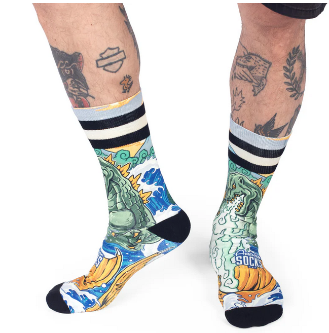 Screenshot 2024-10-19 at 23-46-40 AMERICAN SOCKS® Cool Socks with Illustrations Kaiju King