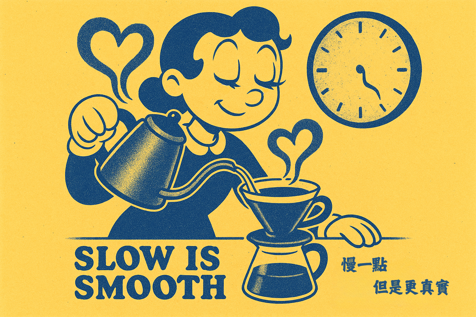 慢一點，比較快