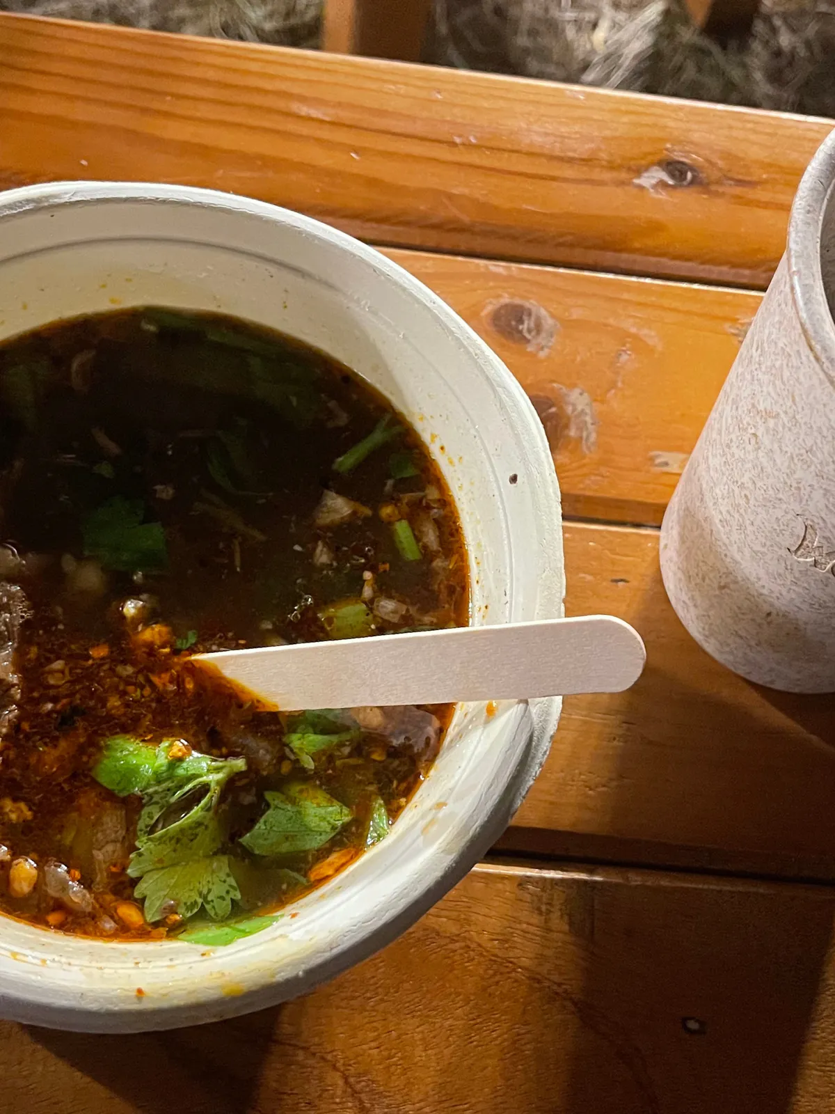 Ten Suns 牛肉湯與配料