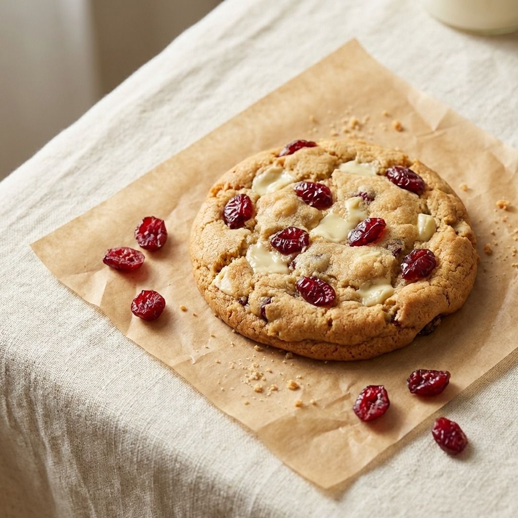 white-choco-cranberry-cookie