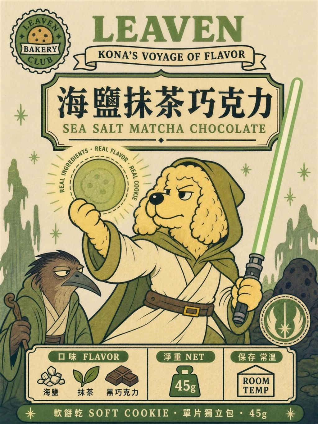 鹽之花｜靜岡抹茶巧克力軟餅乾 — 圖片 1