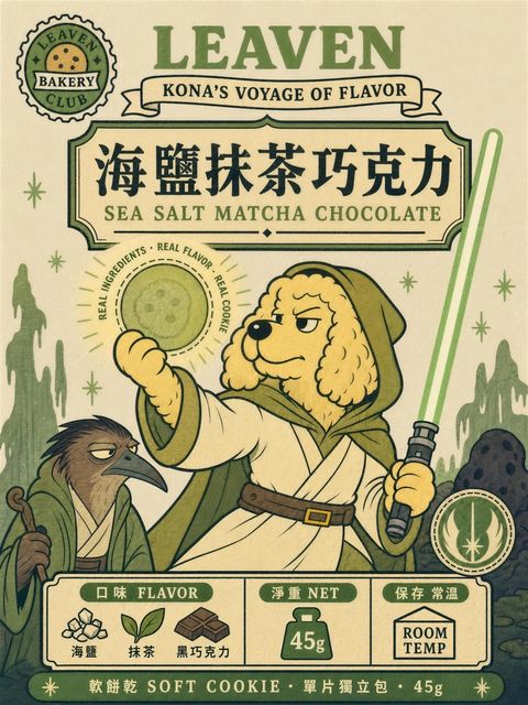 鹽之花｜靜岡抹茶巧克力軟餅乾