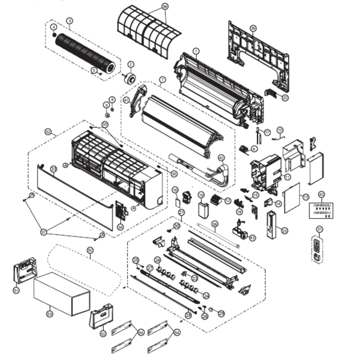 panasonic spare parts
